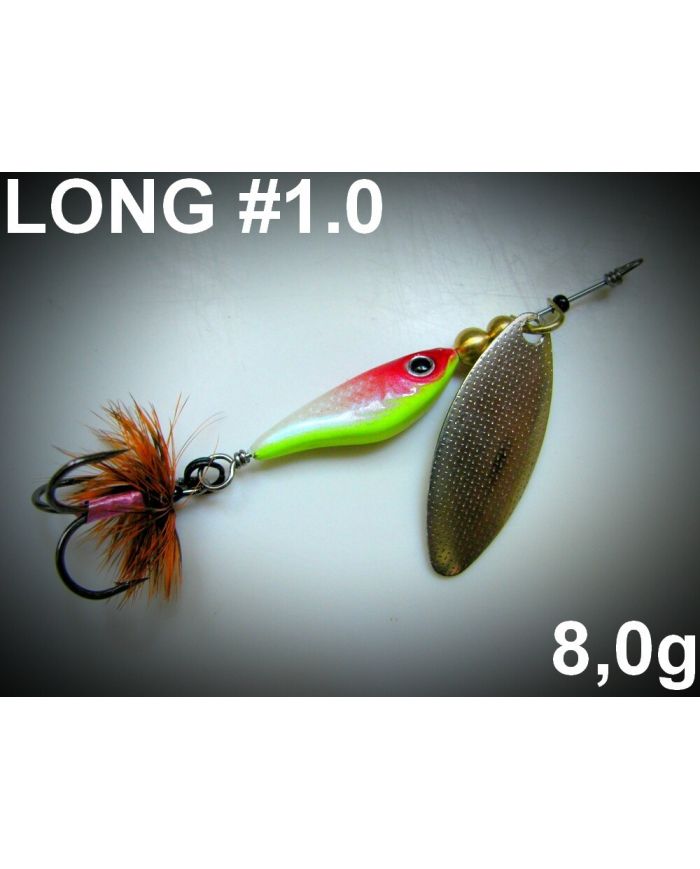 Блесна "Рыбка Long 1.0"  8,0гр.  Вьюнова А.
