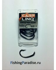 Крючки CARP LINQ HOLD TIGHT HOOK №2 black nickel (10шт)