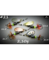 Блесна вращающаяся Вьюнова А.  R21з - 2.10g