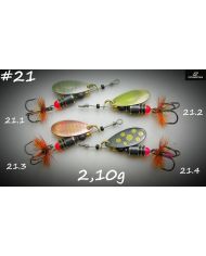 Блесна вращающаяся Вьюнова А.  R21к - 2.10g