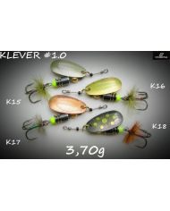 Блесна вращающаяся Вьюнова А.  КЗ  "KLEVER №1.0"  - 3.7g