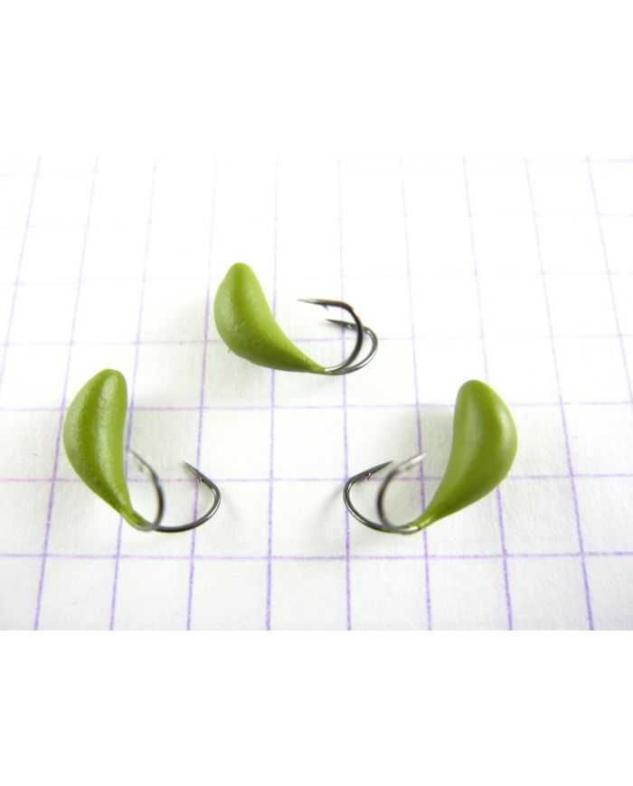 Мормышка "Коза Капля OLIVE"  0,73гр  Сорокин Е.