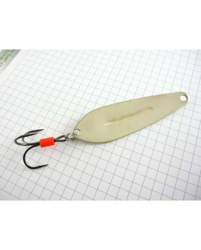 Блесна  ice jig  72мм. 12гр. серебро/серебро  С.А.М.