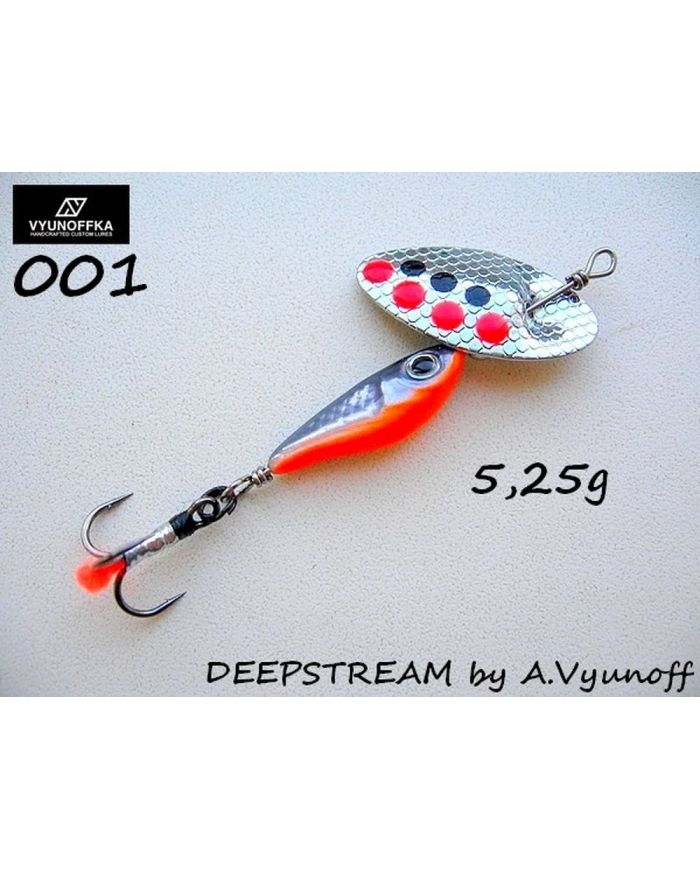 Блесна вращающаяся DEEPSTREAM  5.25гр. Вьюнова Алексея