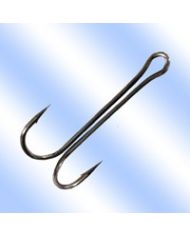 Крючок ДВОЙНОЙ с длинным цевьем №1 покрытие Black Nickel